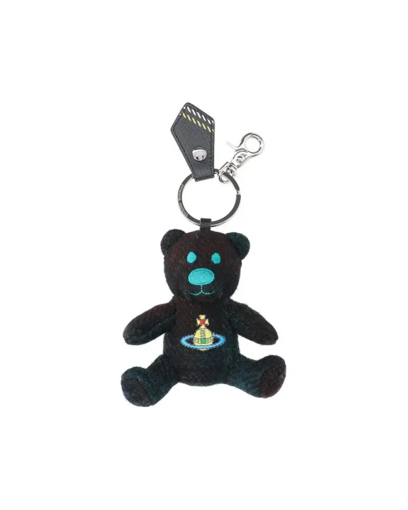 Vivienne Westwood Schlüssel- & Taschenanhänger Compact Black Keychain With Smooth Finish black Schwarz