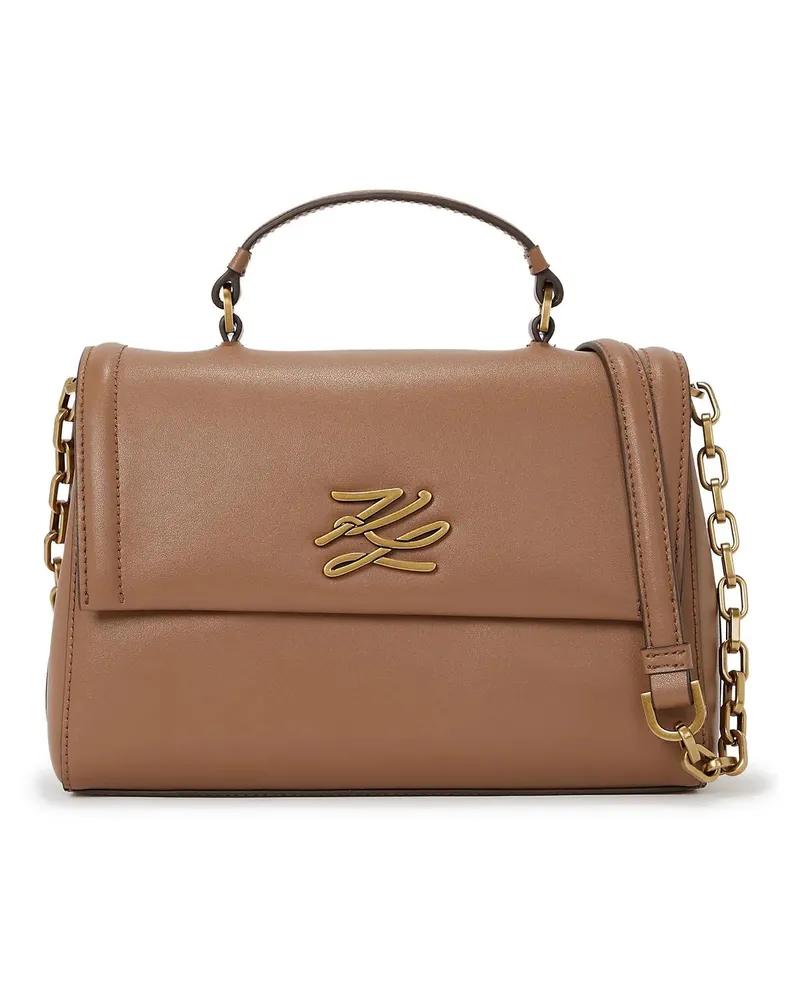 Karl Lagerfeld Crossbody Bags K/AUTOGRAPH UMHÄNGETASCHE MIT TRAGEGRIFF braun Braun