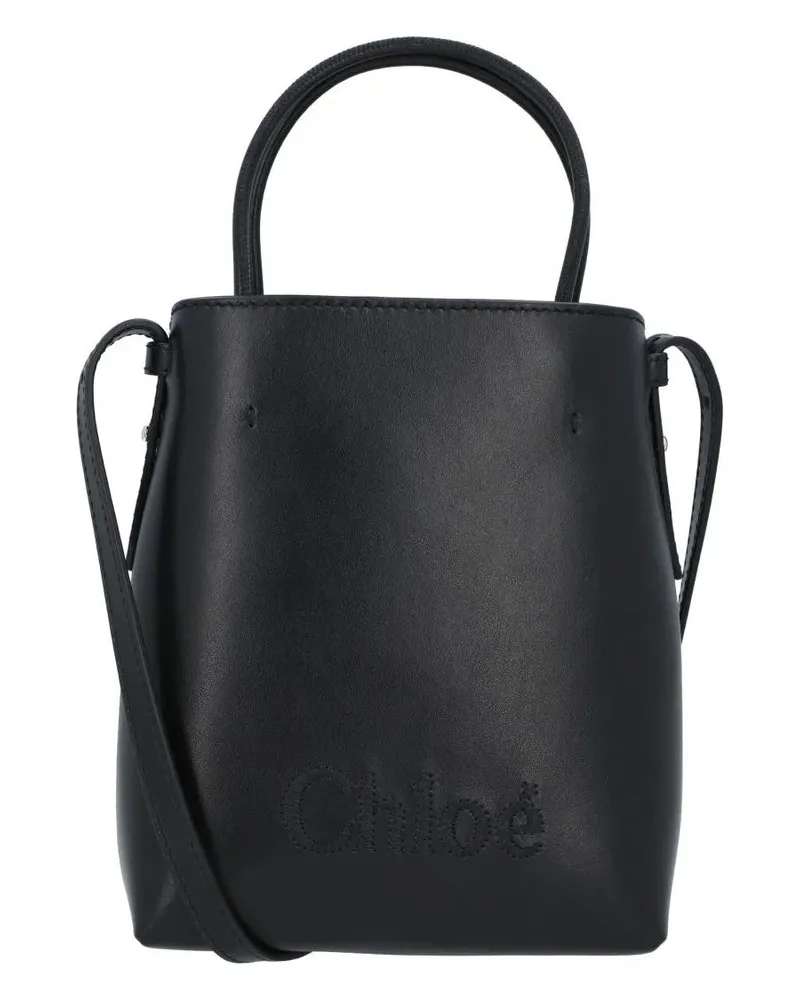Chloé Shopper & Totes Sense Micro Tote Bag Black schwarz Schwarz