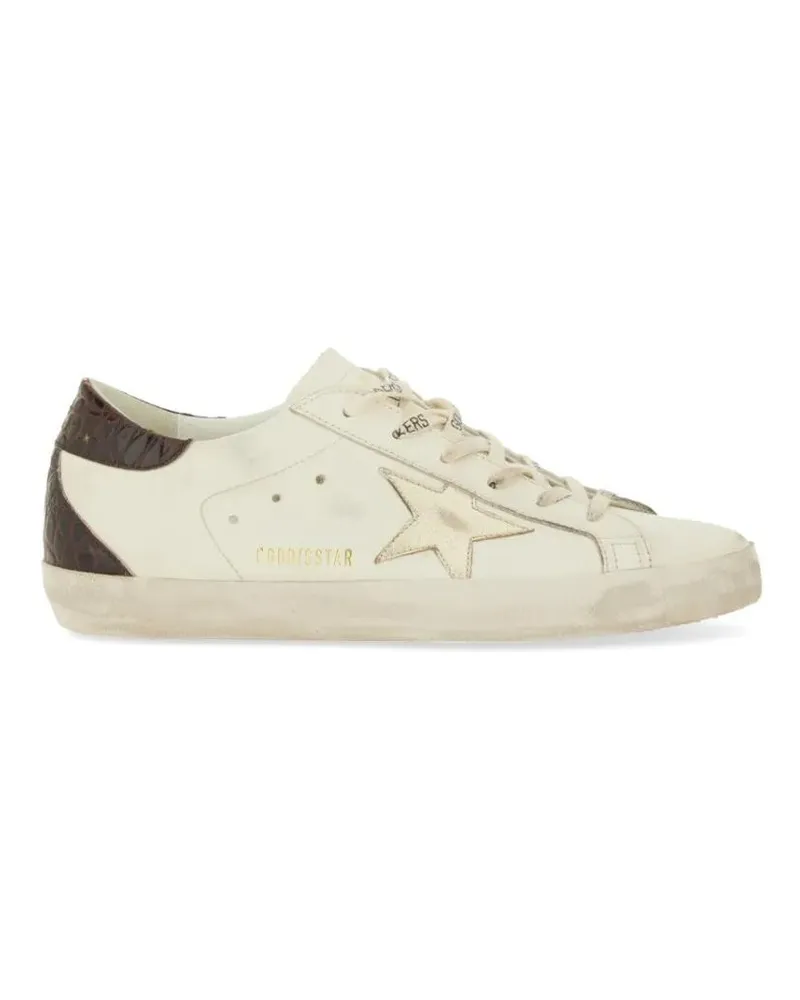 Golden Goose Low-Top Sneaker Super Star Sneaker weiß Weiß