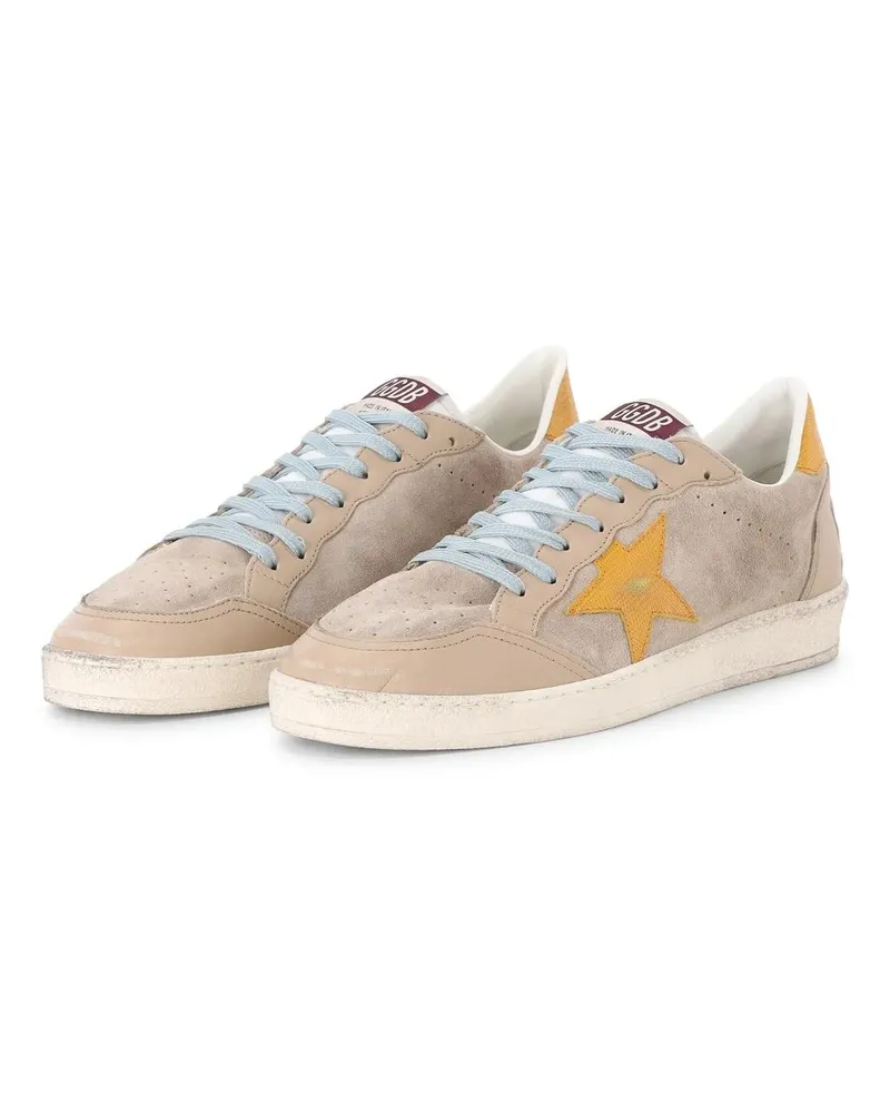Golden Goose Low-Top Sneaker Sneaker Ball Star mit Veloursleder braun Braun