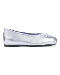 Marni Loafers & Ballerinas Dancer Light Blue Leather Ballerinas Blau