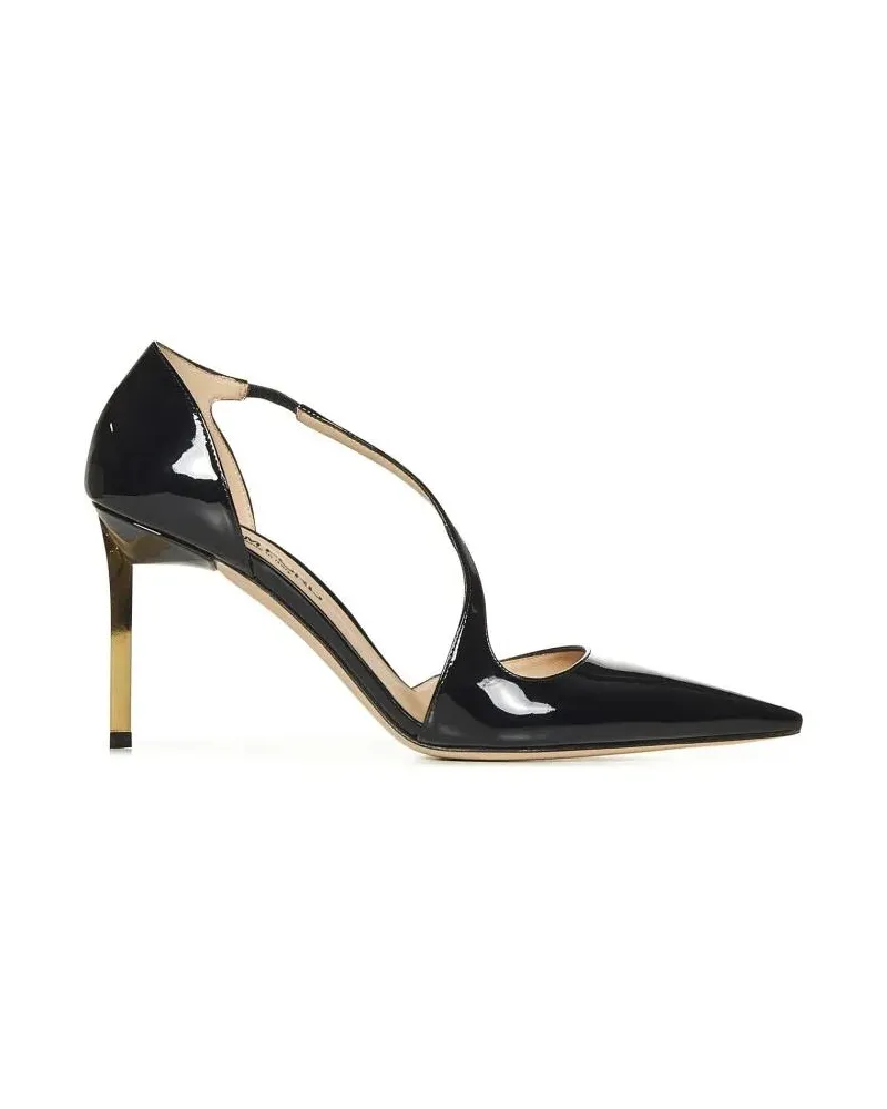 Tom Ford Hohe Schuhe Black Leather Pumps schwarz Schwarz