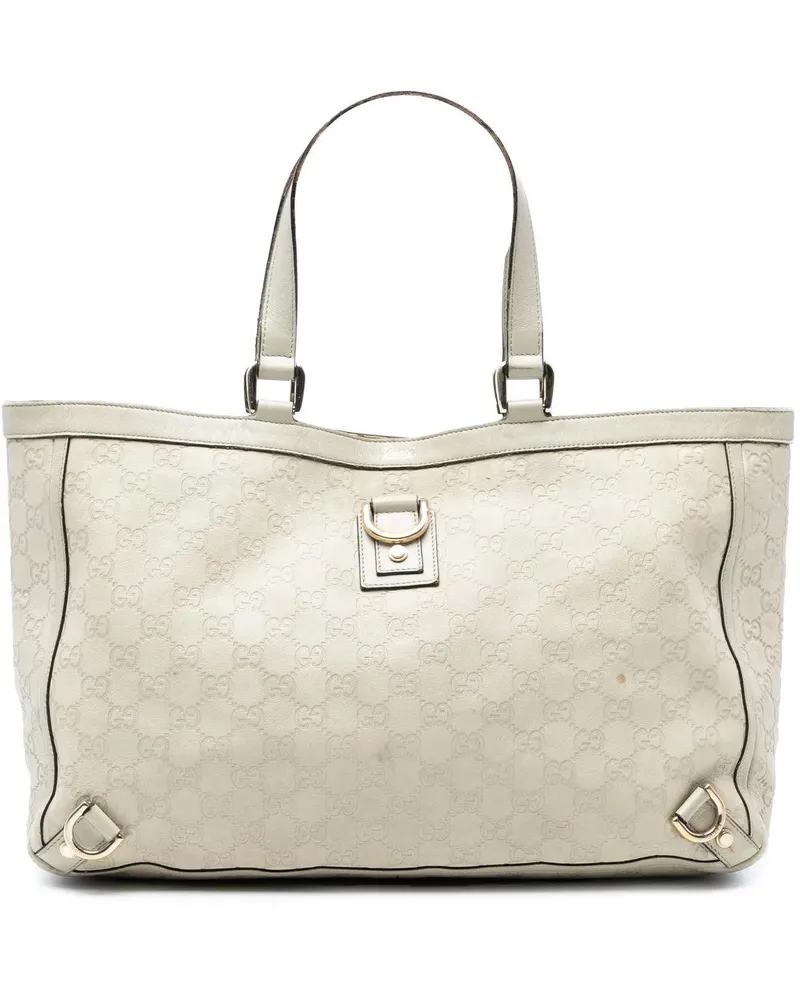 Gucci Shopper ssima Abbey D Ring Tote weiß Weiß