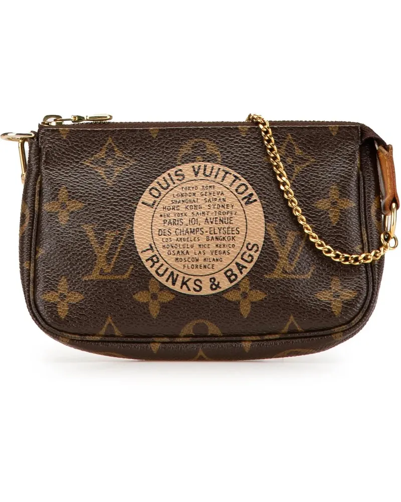 Louis Vuitton Crossbody Bags 2007 Monogram Trunks and Bags Mini Pochette Access braun Braun