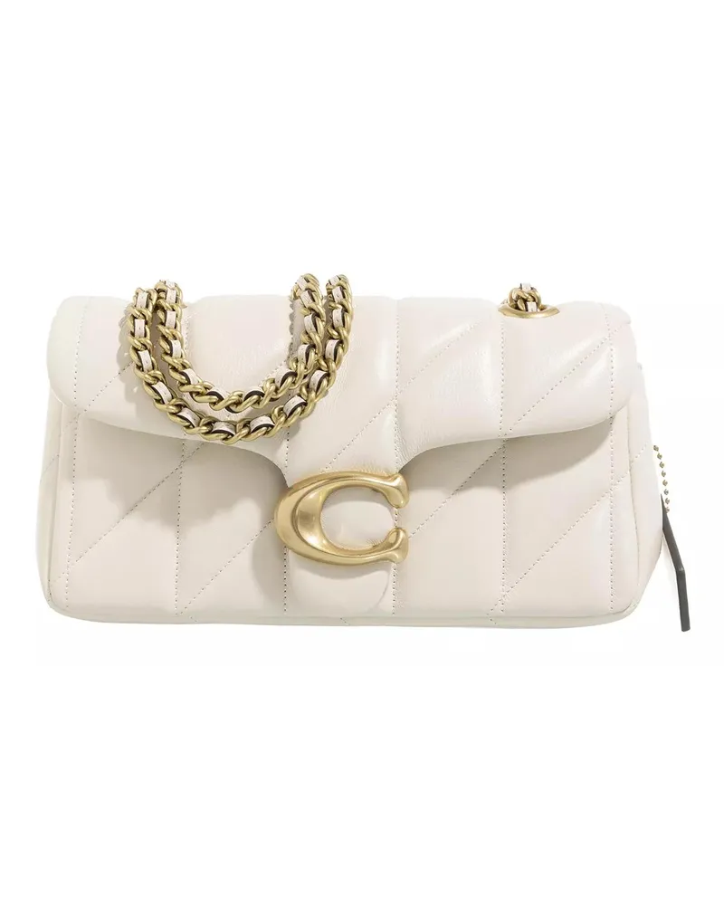 Coach Crossbody Bags Quilted Tabby Shoulder Bag 20 With Chain creme Creme