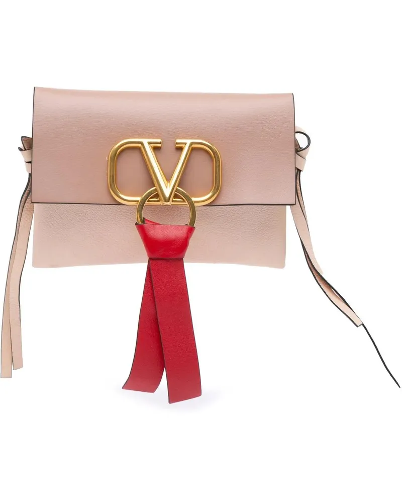 Valentino Garavani Clutches 2018-2024 Leather VRing Clutch pink Rosa