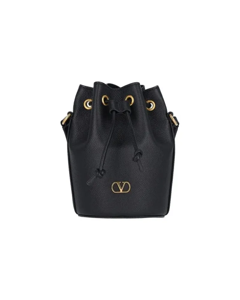 Valentino Garavani Beuteltaschen "Vlogo" Mini Bag Black schwarz Schwarz