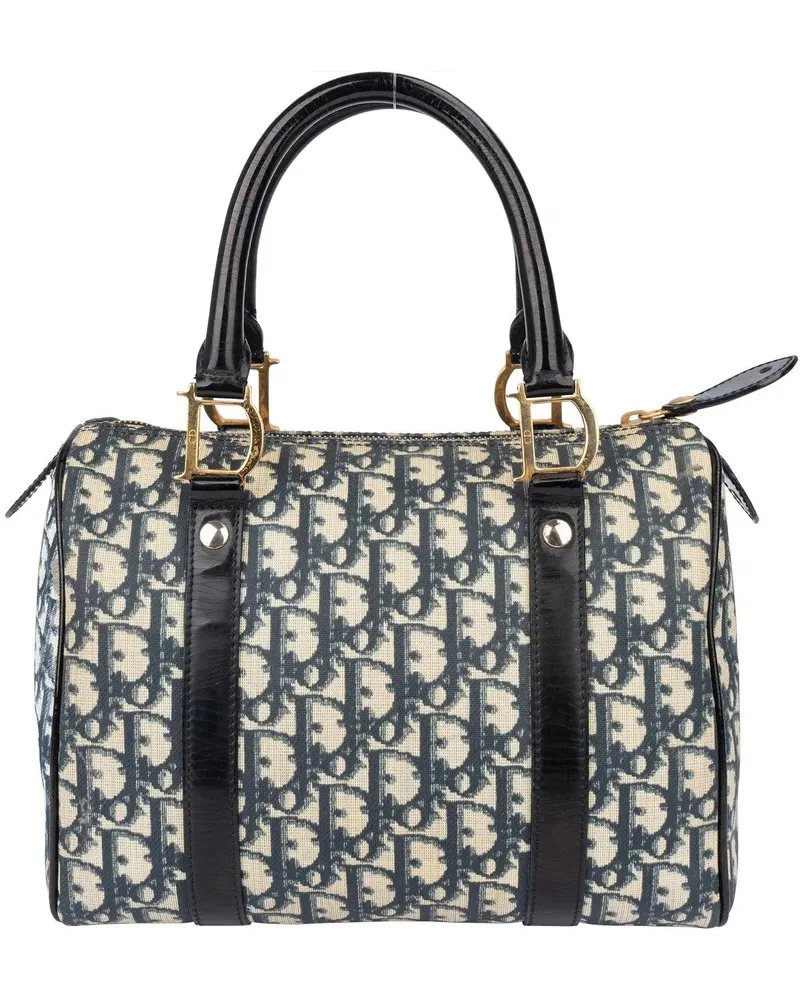 Dior Crossbody Bags  Trotter Monogram Boston Handbag blau Blau