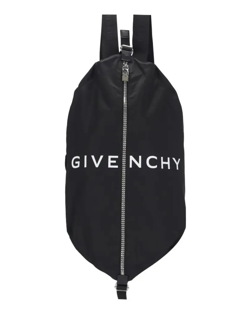 Givenchy Rucksäcke "G-Zip" Logo Backpack Black schwarz Schwarz