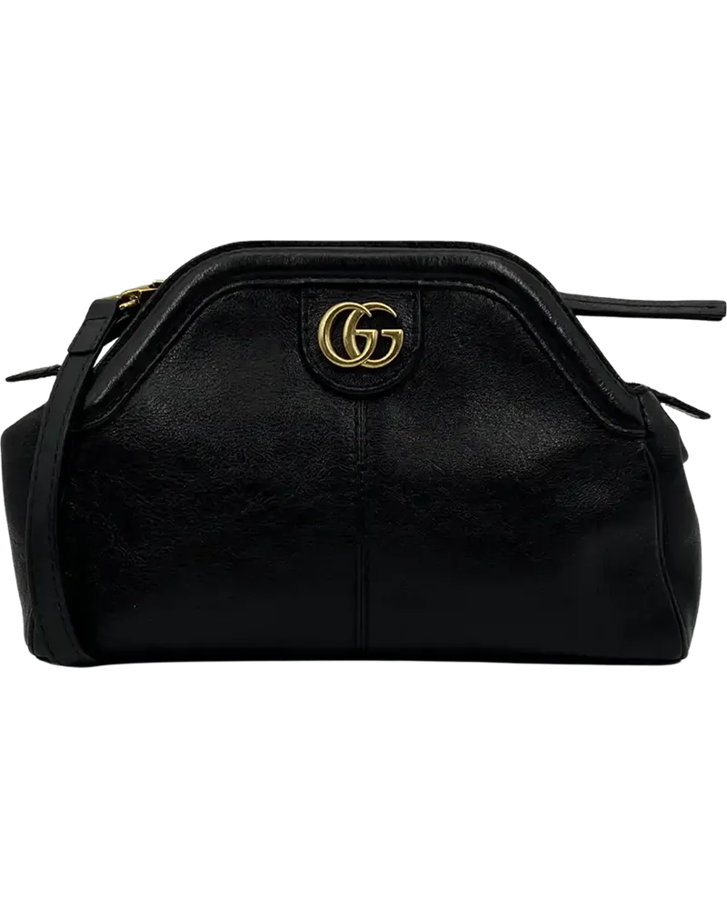 Gucci Crossbody Bags  Rebelle GG Marmont shoulder bag black / good schwarz Schwarz