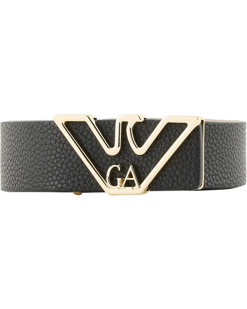 Emporio Armani Gürtel Belts Black schwarz Schwarz