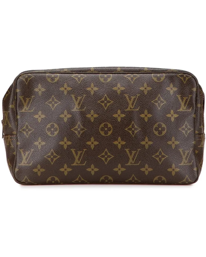 Louis Vuitton Clutches Monogram Trousse Toilette 28 braun Braun