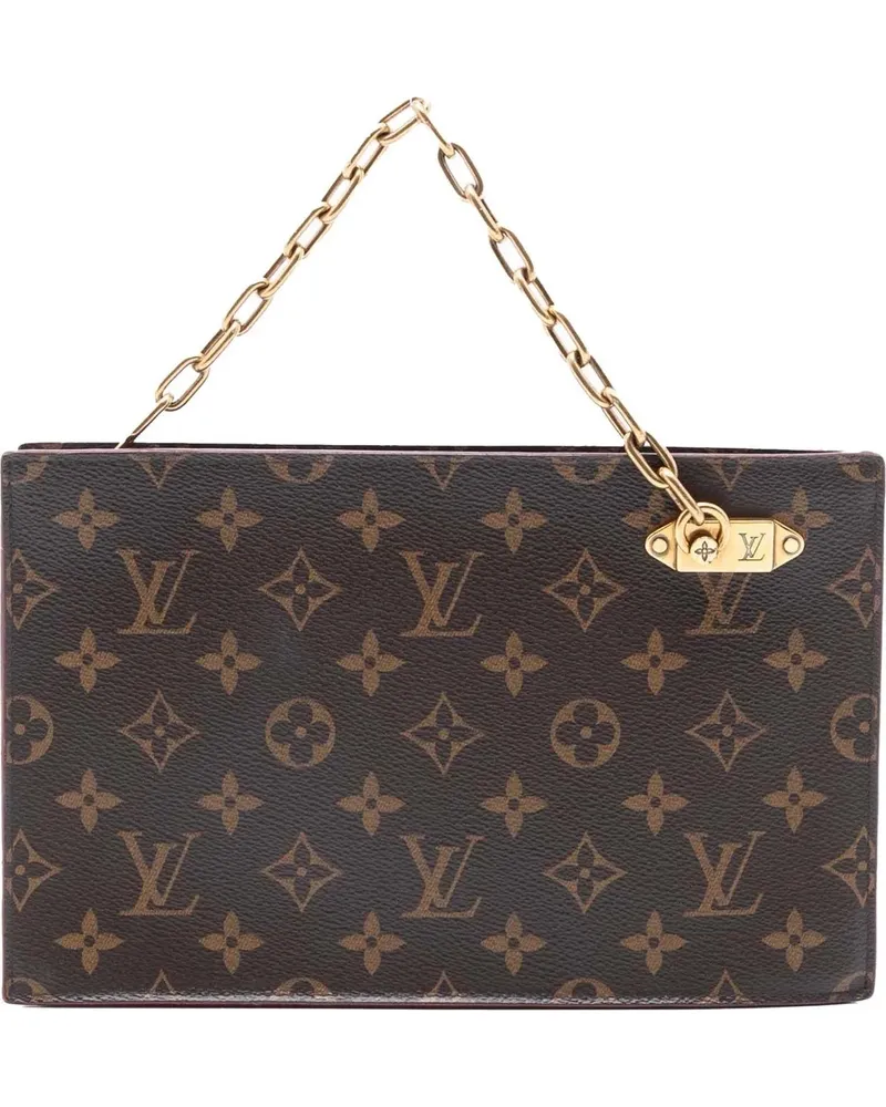 Louis Vuitton Clutches Monogram Legacy Chain Clutch braun Braun