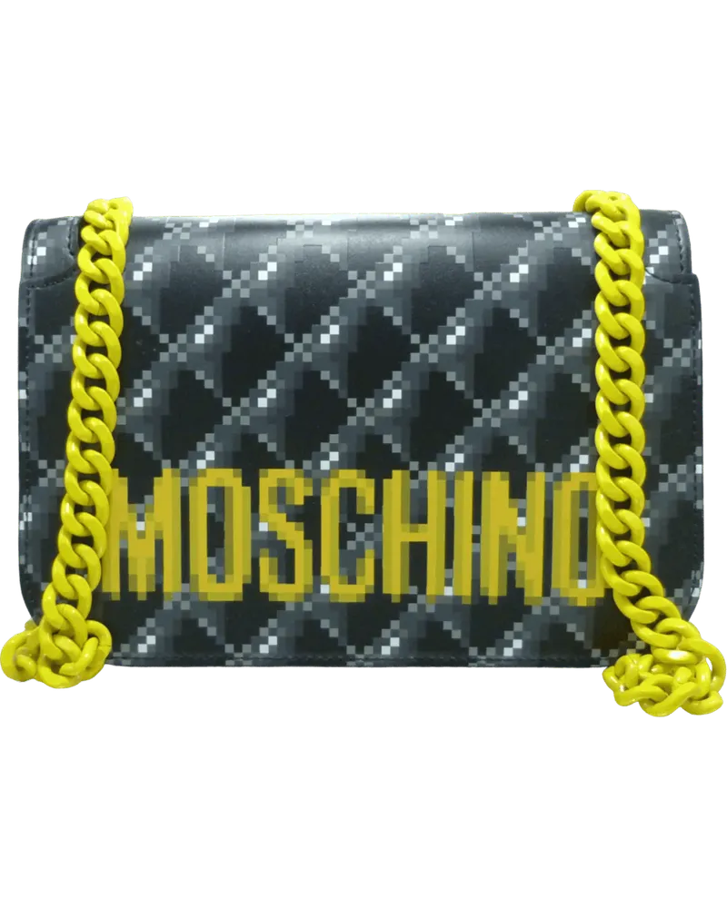 Moschino Hobo Bags Borsa donna multicolor in pelle bunt Bunt