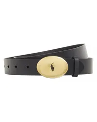 Ralph Lauren Gürtel 30mm Belt Medium Schwarz