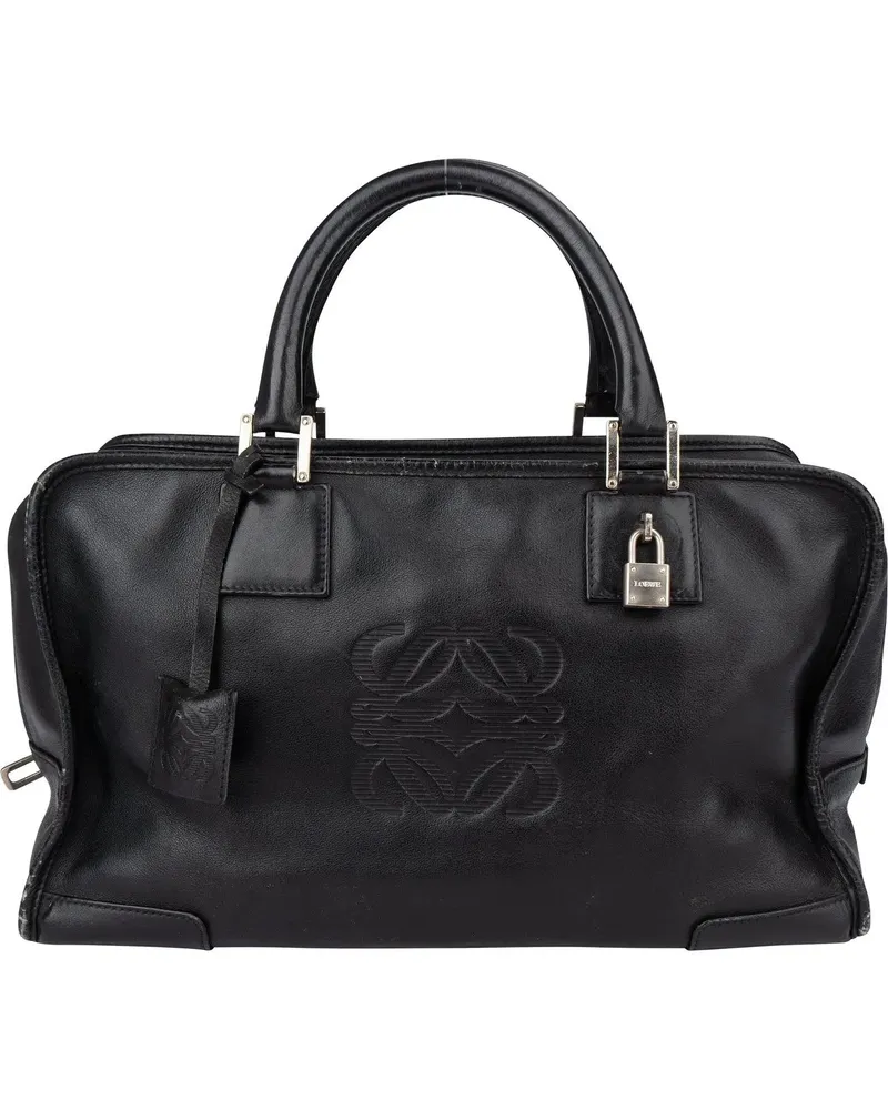 Loewe Crossbody Bags  Black Leather Amazona Handbag schwarz Schwarz