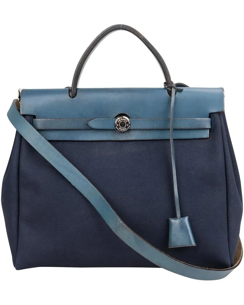 Hermès Crossbody Bags Hermes Classic Cotton Herbag 31 Handbag blau Blau
