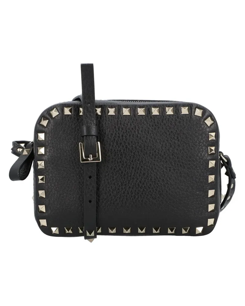 Valentino Garavani Hobo Bags Rockstud Shoulder Bag schwarz Schwarz