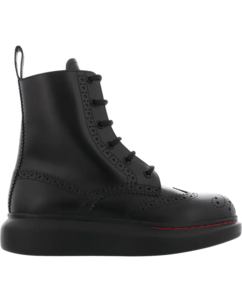 Alexander McQueen Stiefel Dames Hybrid New Liquid Boot Zwart schwarz Schwarz