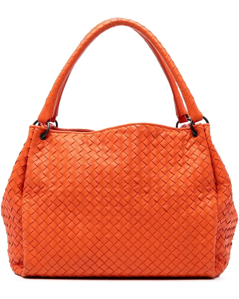 Bottega Veneta Shopper Nappa Intrecciato Parachute Tote orange Orange