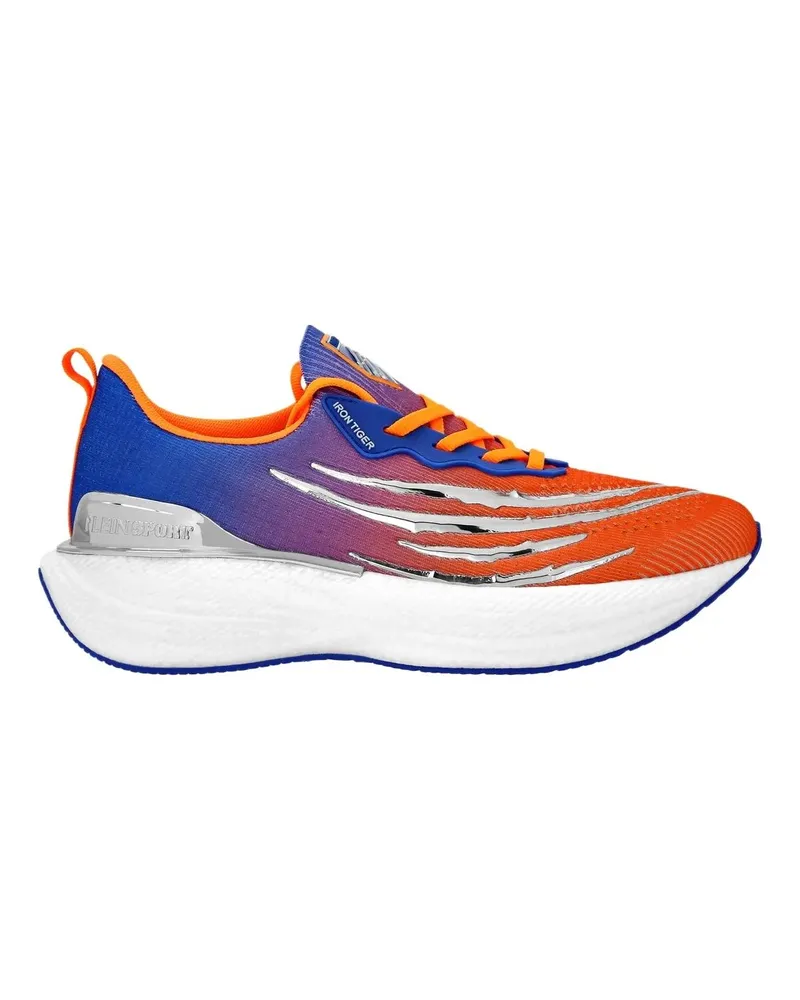 Philipp Plein Low-Top Sneaker Lo-Top Turnschuhe Tiger blau Blau