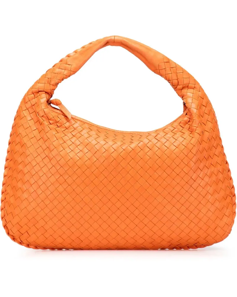Bottega Veneta Hobo Bags Small Nappa Intrecciato Veneta Hobo orange Orange