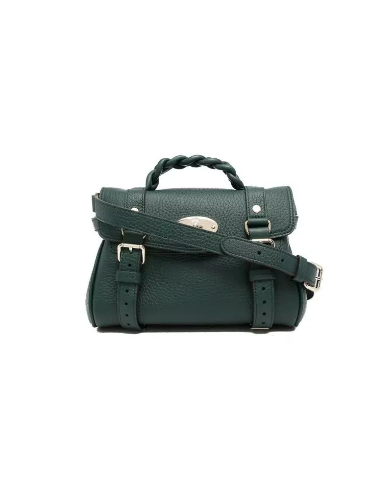 Mulberry Hobo Bags Mini Alexa Green Leather Crossbody Bag grün Grün