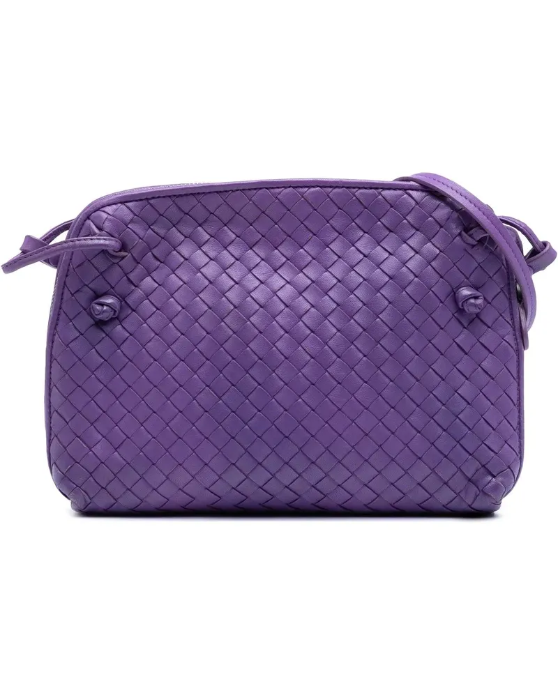 Bottega Veneta Hobo Bags Nappa Intrecciato Nodini Crossbody orange Orange