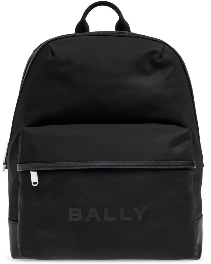 Bally Rucksäcke Treck Logo Backpack schwarz Schwarz