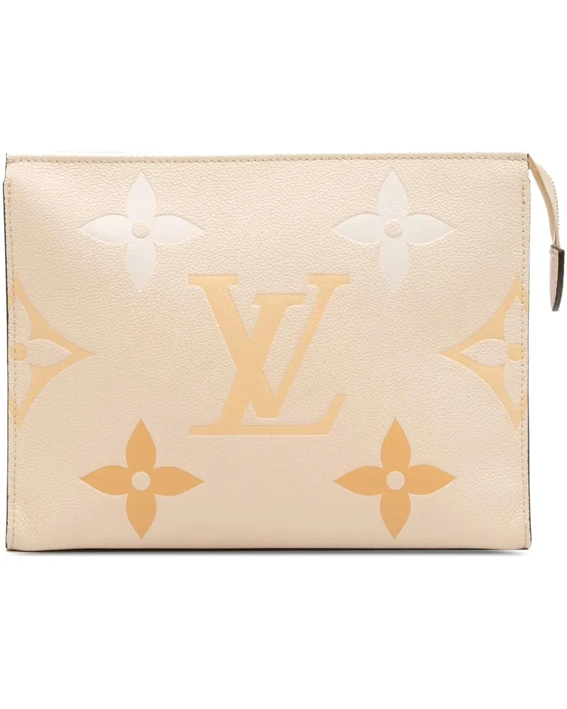 Louis Vuitton Clutches Monogram Empreinte Giant By The Pool Toiletry Pouc braun Braun