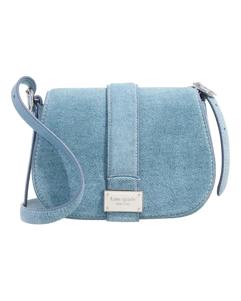 Kate Spade Crossbody Bags Nouveau Denim Suede Mini Saddle blau Blau