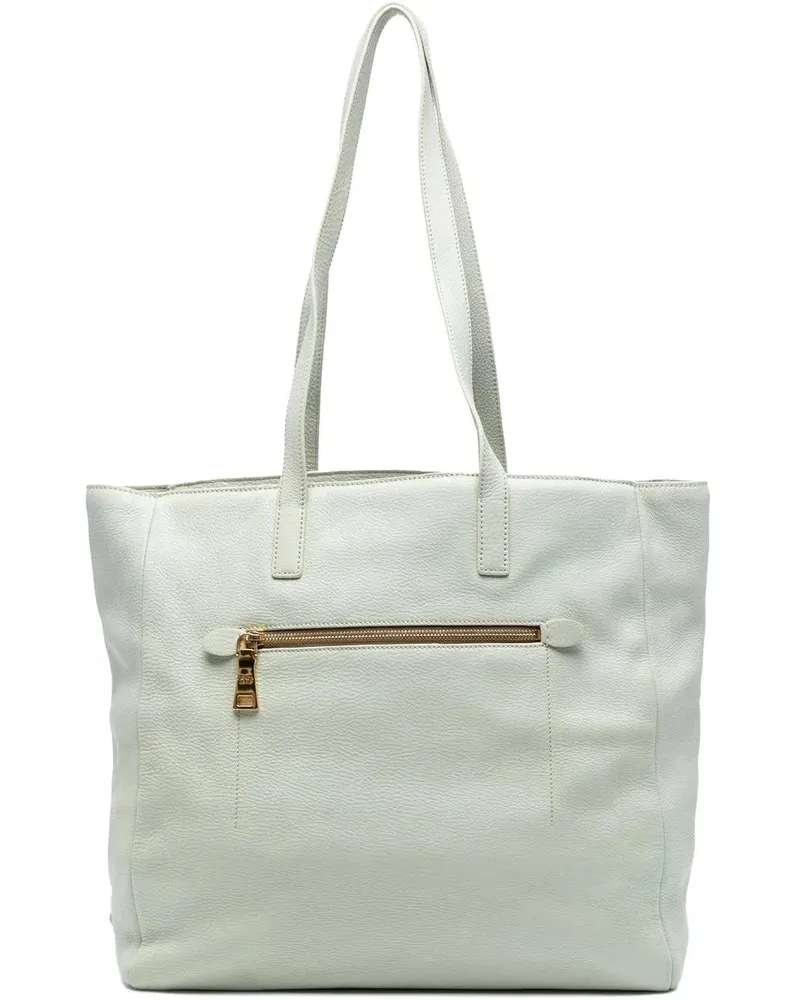 Prada Shopper Vitello Daino Tote weiß Weiß