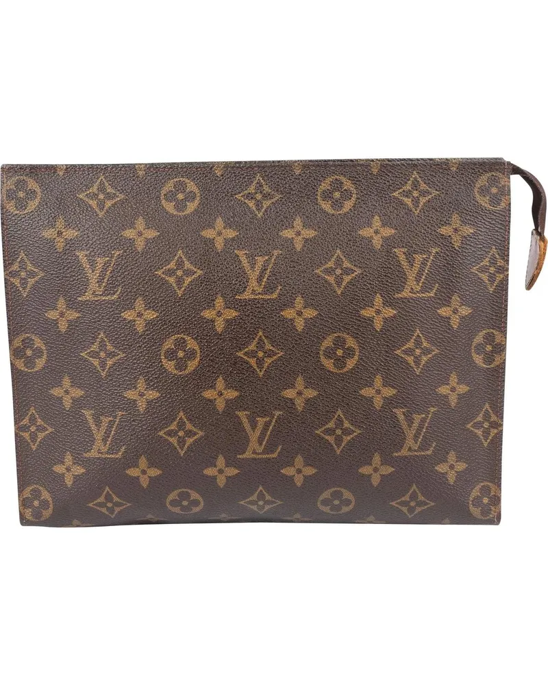 Louis Vuitton Crossbody Bags  Canvas Monogram Poche Toilette 25 Cl braun Braun