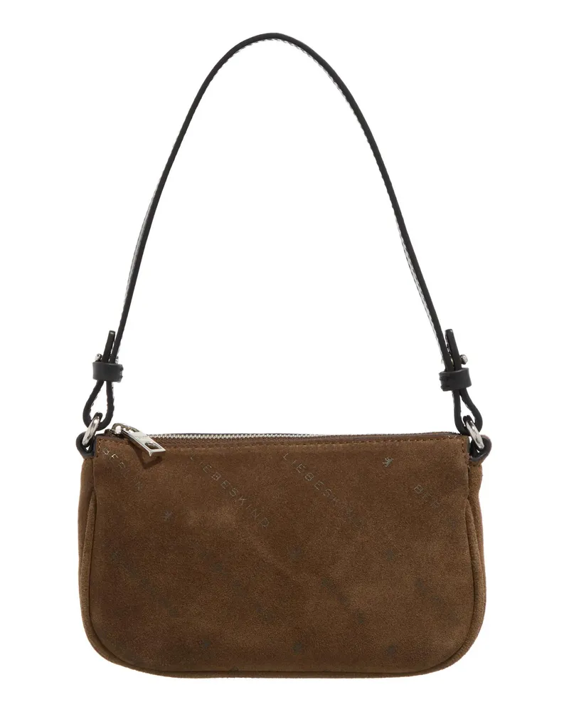 Liebeskind Crossbody Bags Monogram Diagonal Hydro Suede Crossbody Bag XS braun Braun