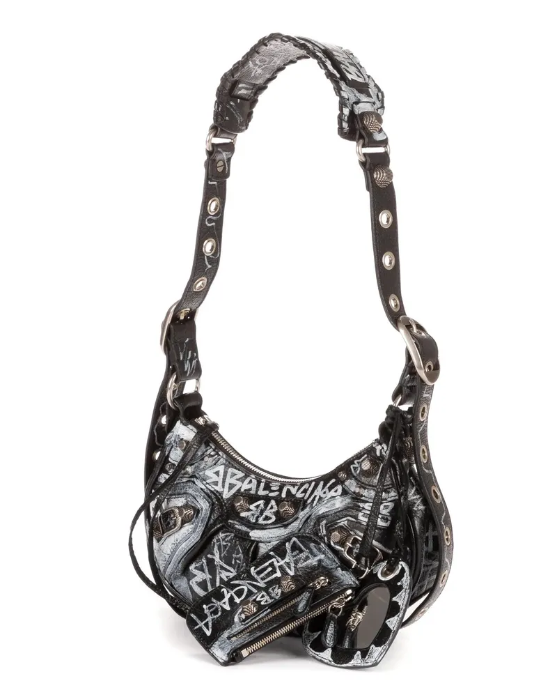 Balenciaga Crossbody Bags XS Le Cagole schwarz Schwarz
