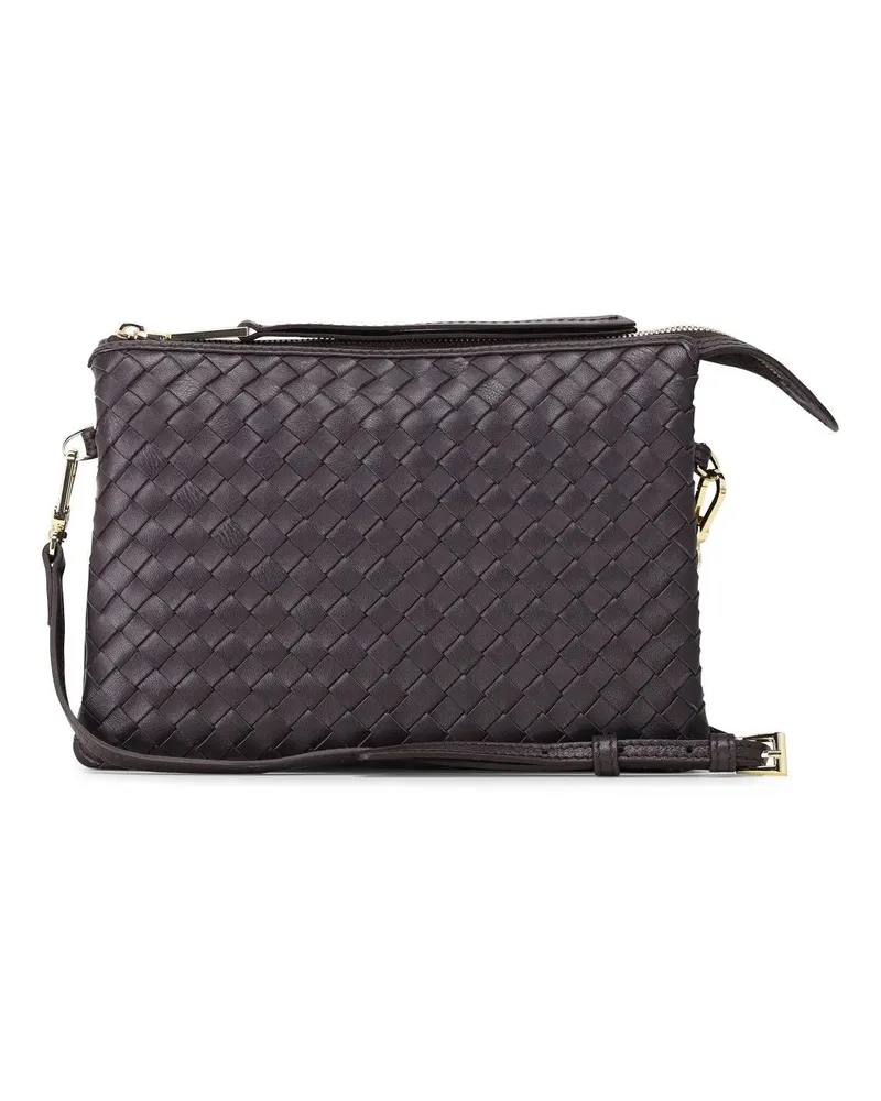 Abro Crossbody Bags Umhängetasche Threefold braun Braun