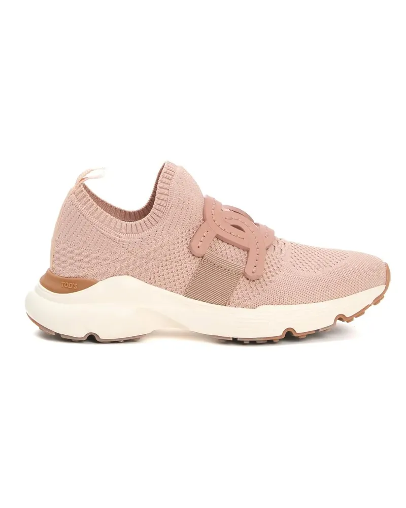 TOD'S Low-Top Sneaker Running Fabric Pink Chain Sneakers beige Beige