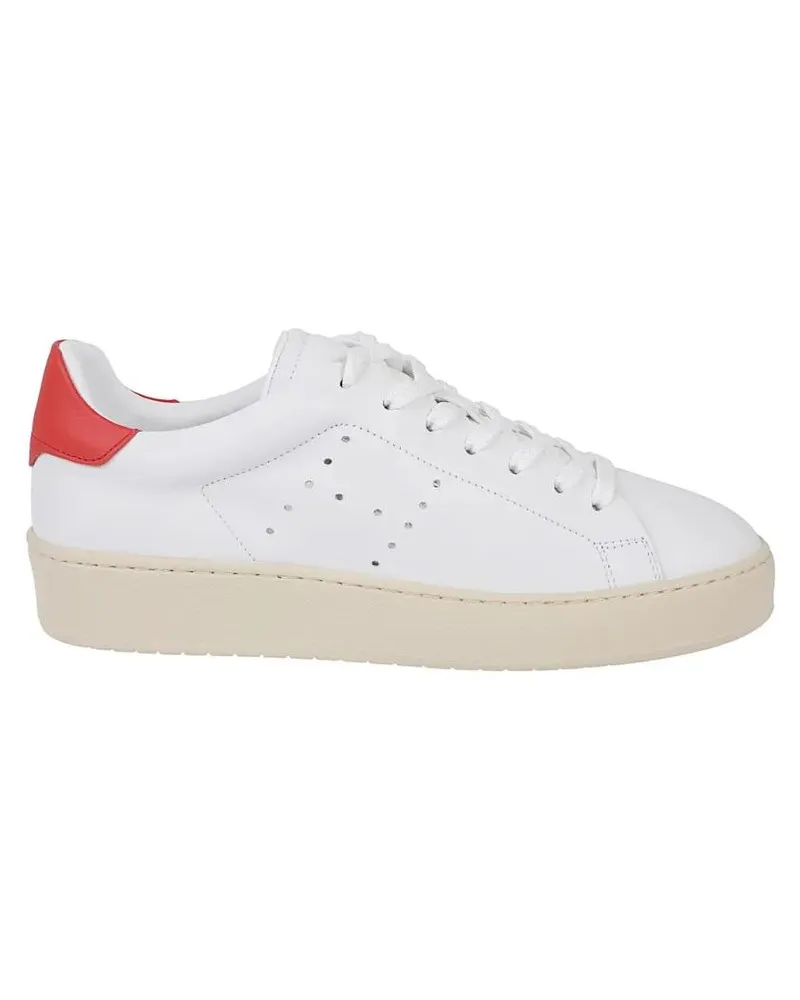 Hogan Low-Top Sneaker H672 White Leather Sneakers weiß Weiß