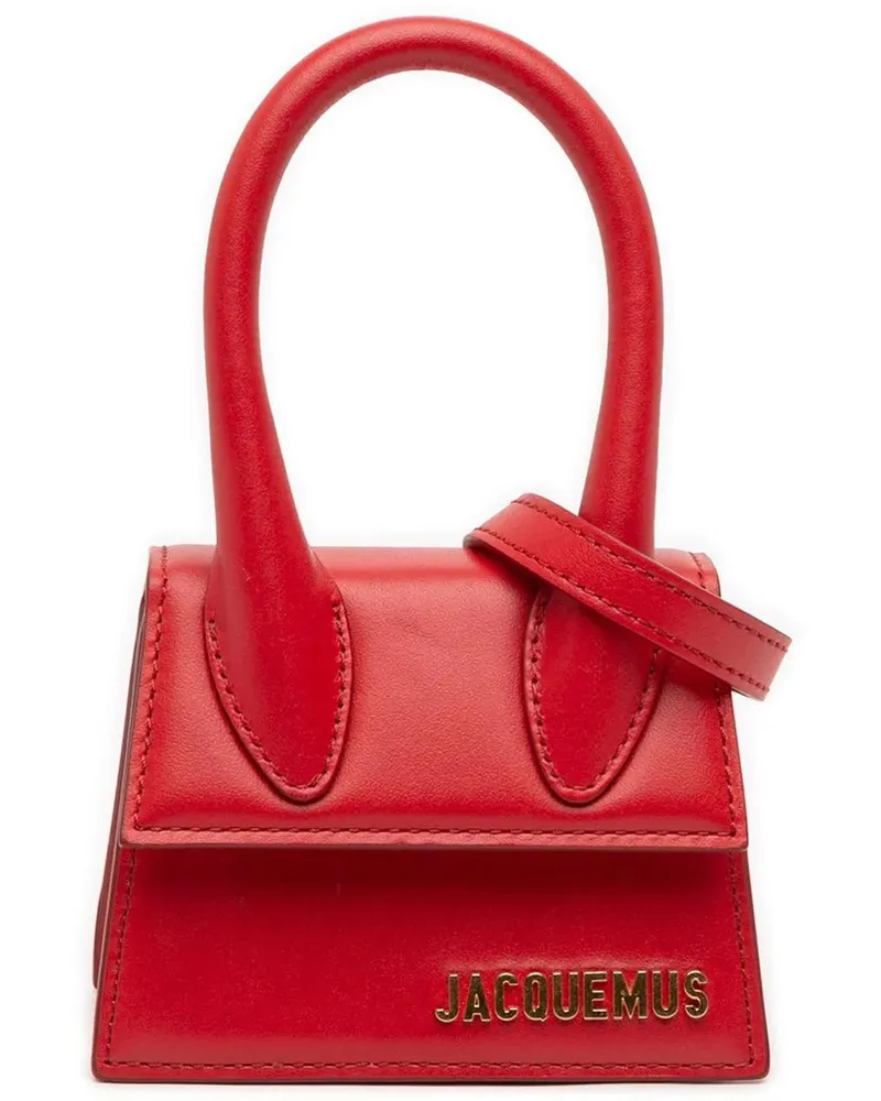 Jacquemus Hobo Bags Mini Leather Le Chiquito rot Rot