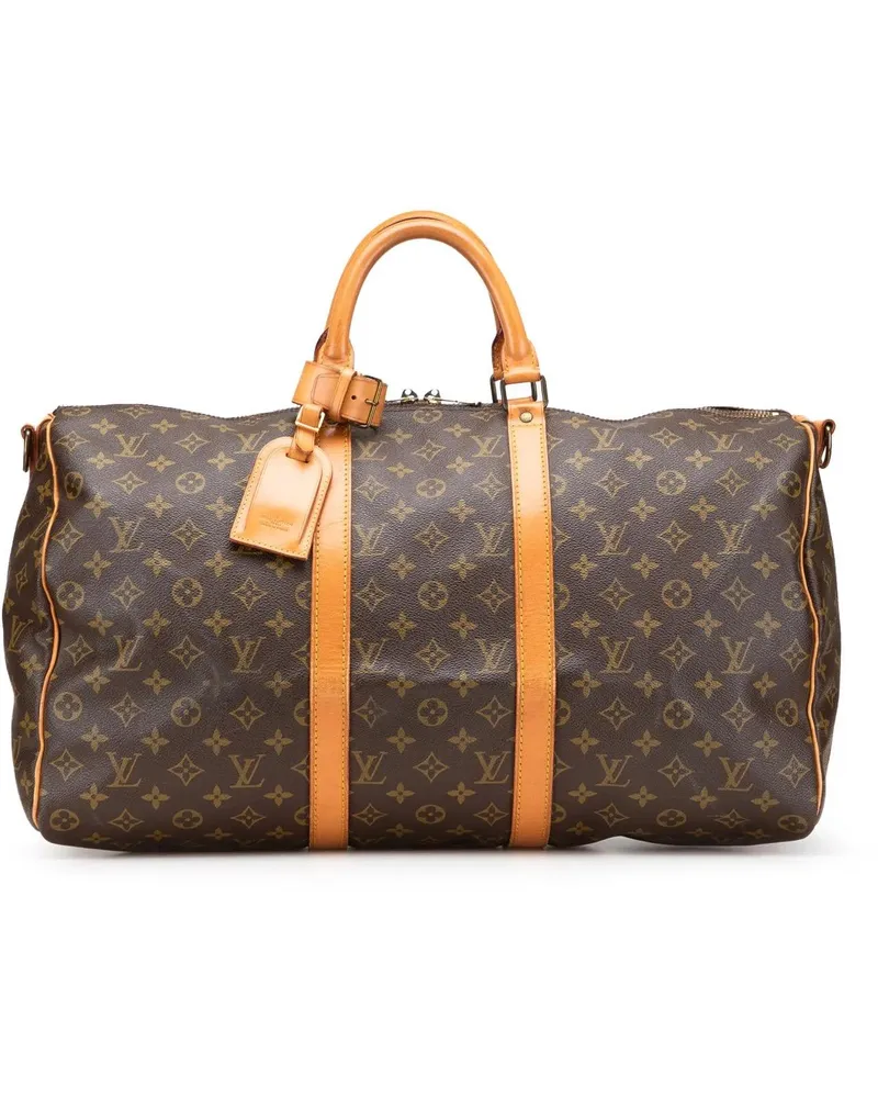 Louis Vuitton Weekender Monogram Keepall Bandouliere 50 braun Braun