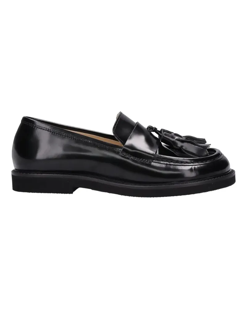 Thea Mika Slipper & Pantoletten Mokassins schwarz Schwarz
