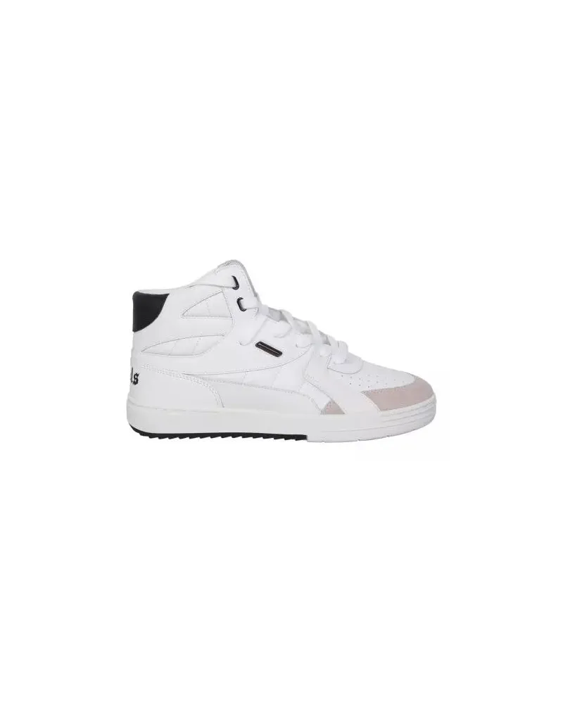 Palm Angels Low-Top Sneaker Heren University Mid Sneaker Wit weiß Weiß