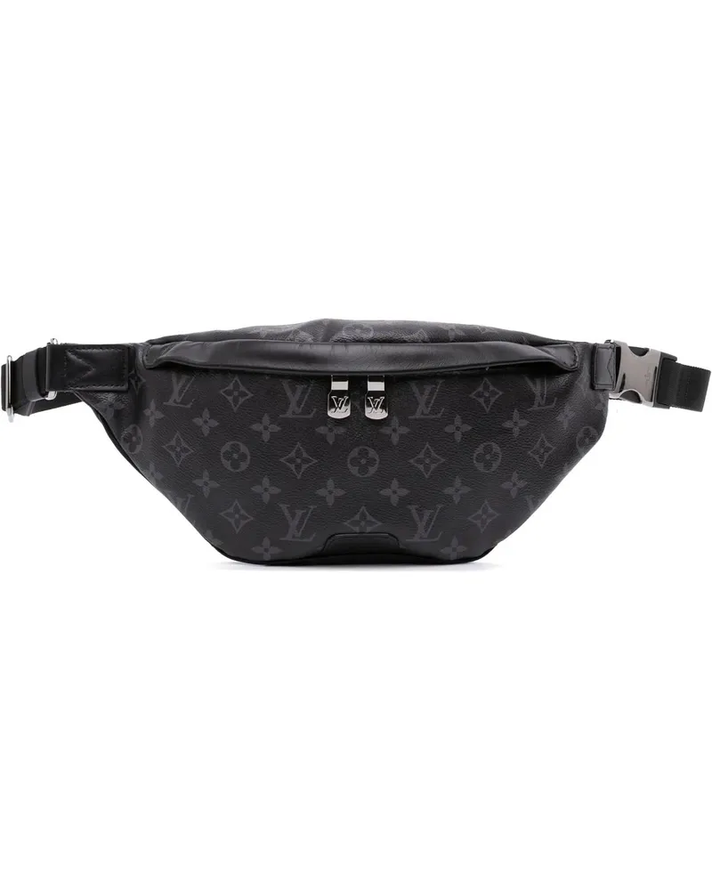 Louis Vuitton Bauchtaschen Monogram Eclipse Discovery Bumbag PM schwarz Schwarz