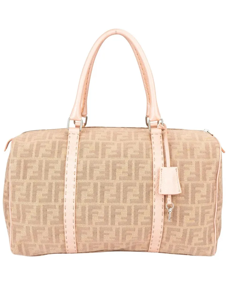 Fendi Crossbody Bags  FF Monogram Boston Handbag bunt Bunt