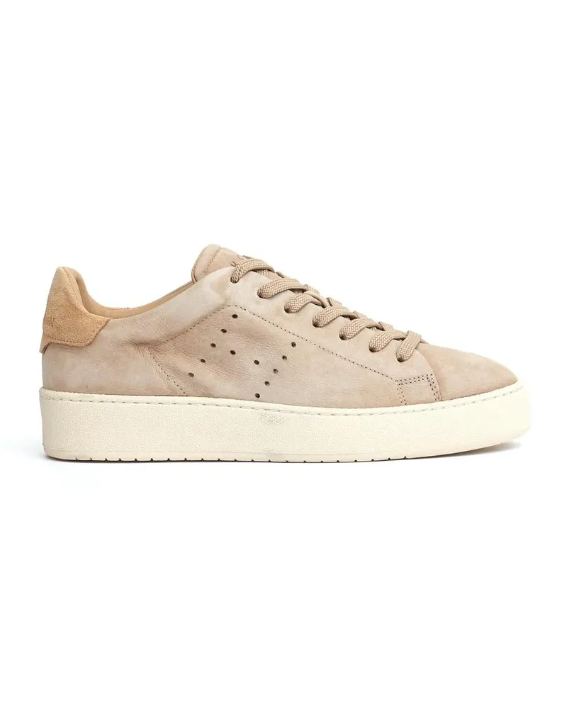 Hogan Low-Top Sneaker Cassetta New Beige Suede weiß Weiß