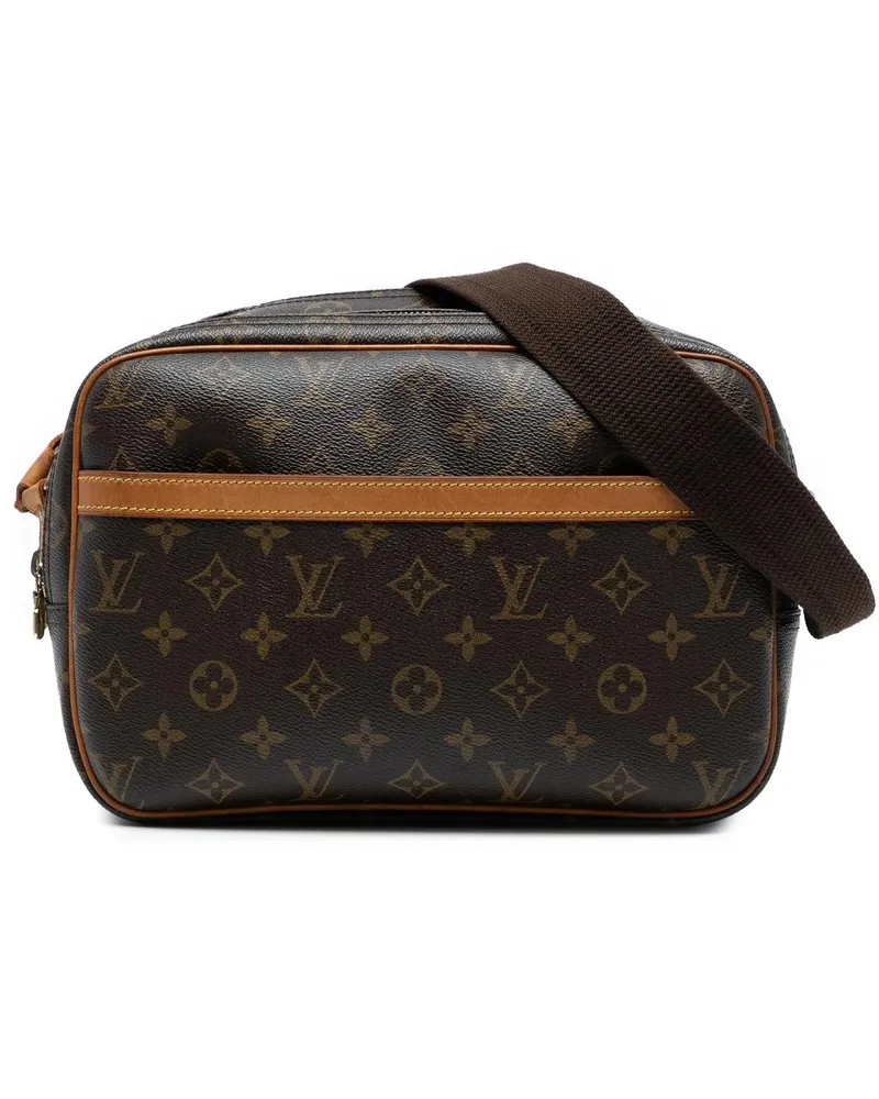 Louis Vuitton Hobo Bags Monogram Reporter PM braun Braun