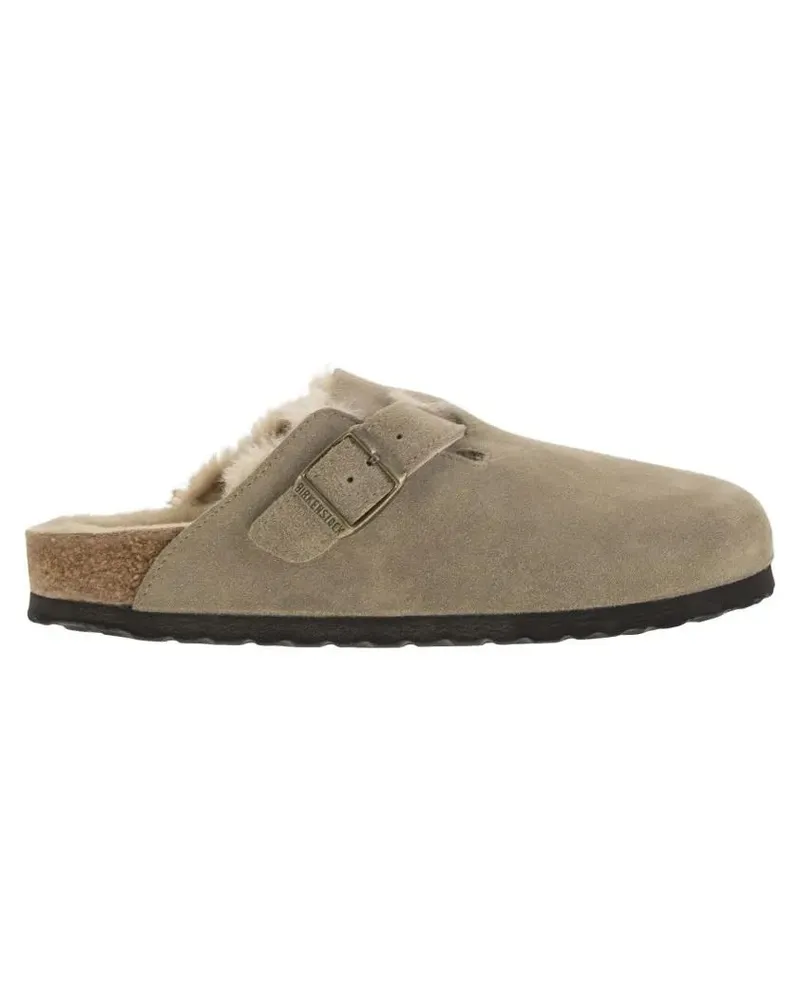 Birkenstock Loafer Boston - Sabot With Fur Lining beige Beige