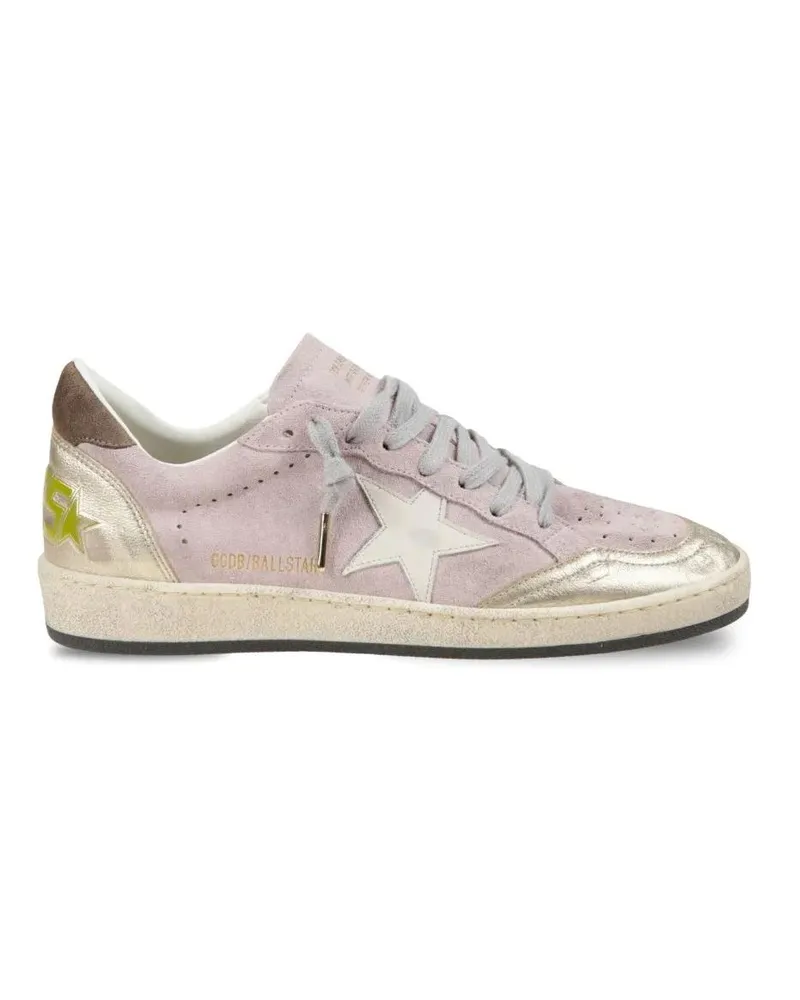 Golden Goose Low-Top Sneaker Ball Star Suede Sneakers pink Rosa