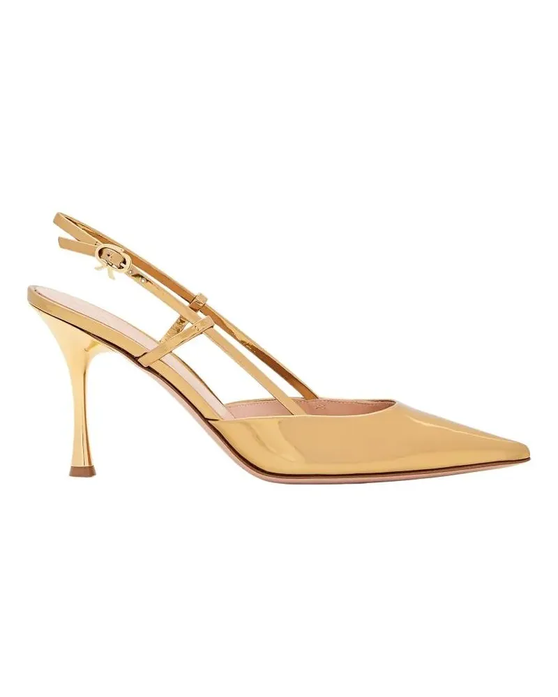 Gianvito Rossi Hohe Schuhe Ascent Metal Slingback beige Beige